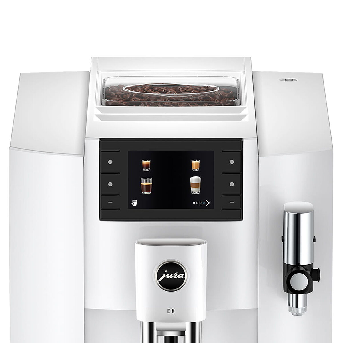 Jura Cafetera Automática Piano E8 Blanca