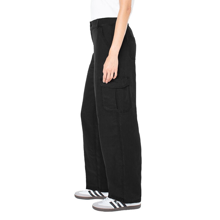 Well Worn Pantalones Cargo para Dama Negro 4