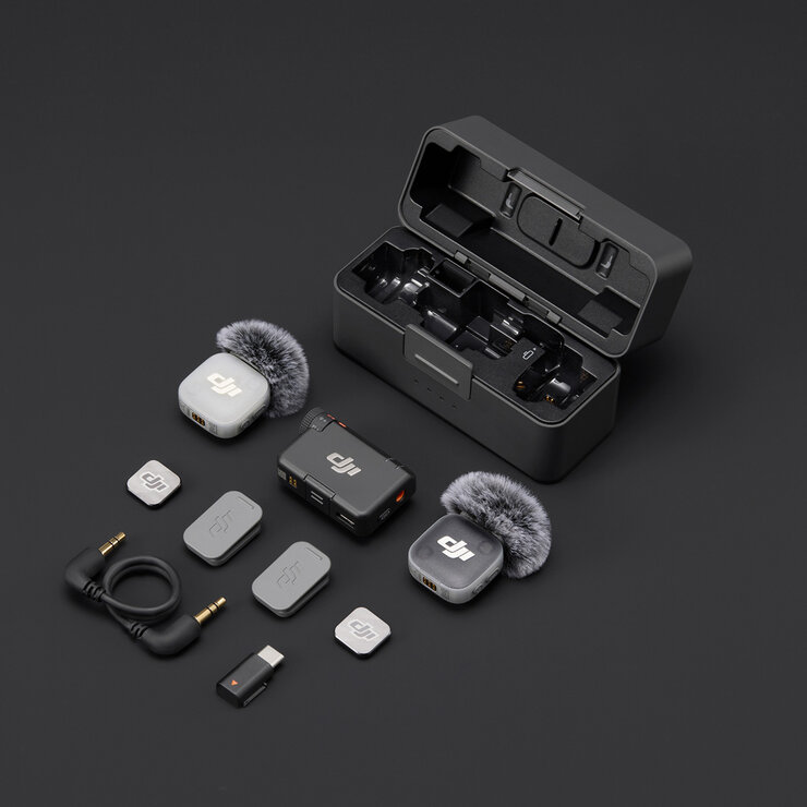 DJI Mic Mini 2 (2 TX + 1 RX + Charging Case) DJI Mic Mini 2 (2 TX + 1 RX + Charging Case)