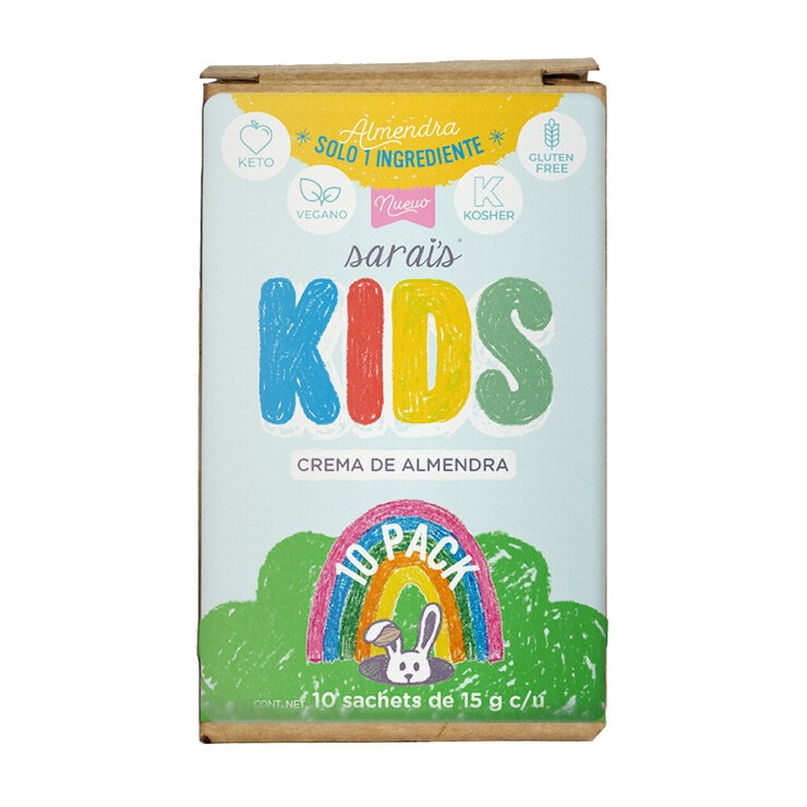 Sarais Kids Sachets de Crema de Almendra 10/15 g Sarais Kids Sachets de Crema de Almendra 10/15 g