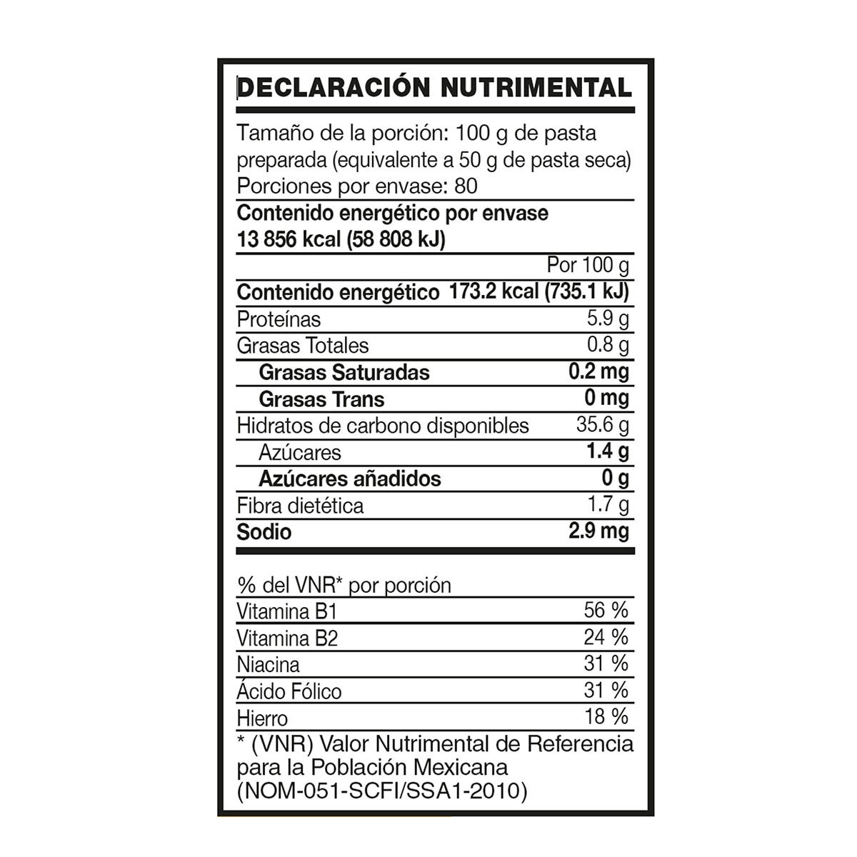 La Moderna Pastas Surtidas 20 pzas de 200 gr