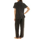 Jaclyn NY Pijama para Dama Negro Grande