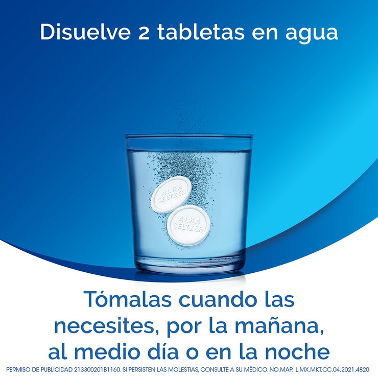 Alka Seltzer 100 Tabletas Efervescentes
