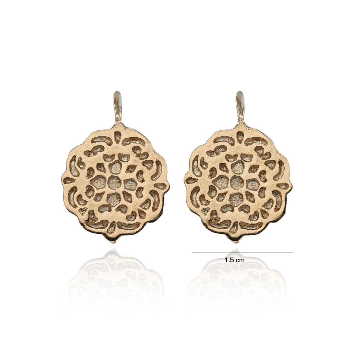 Mayfer, juego de Aretes y Collar Decorado con Mandalas, Aleación de Metal