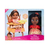 Disney Princesas Bebé con Silla Alta y Accesorios, Moana