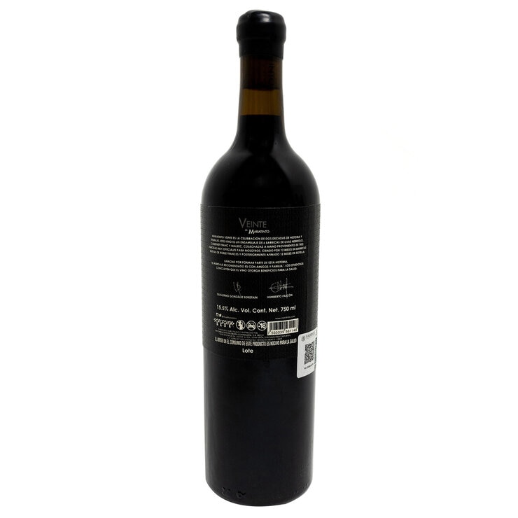 Vino Tinto Veinte de Mariatinto 750 ml Vino Tinto Veinte de Mariatinto 750 ml