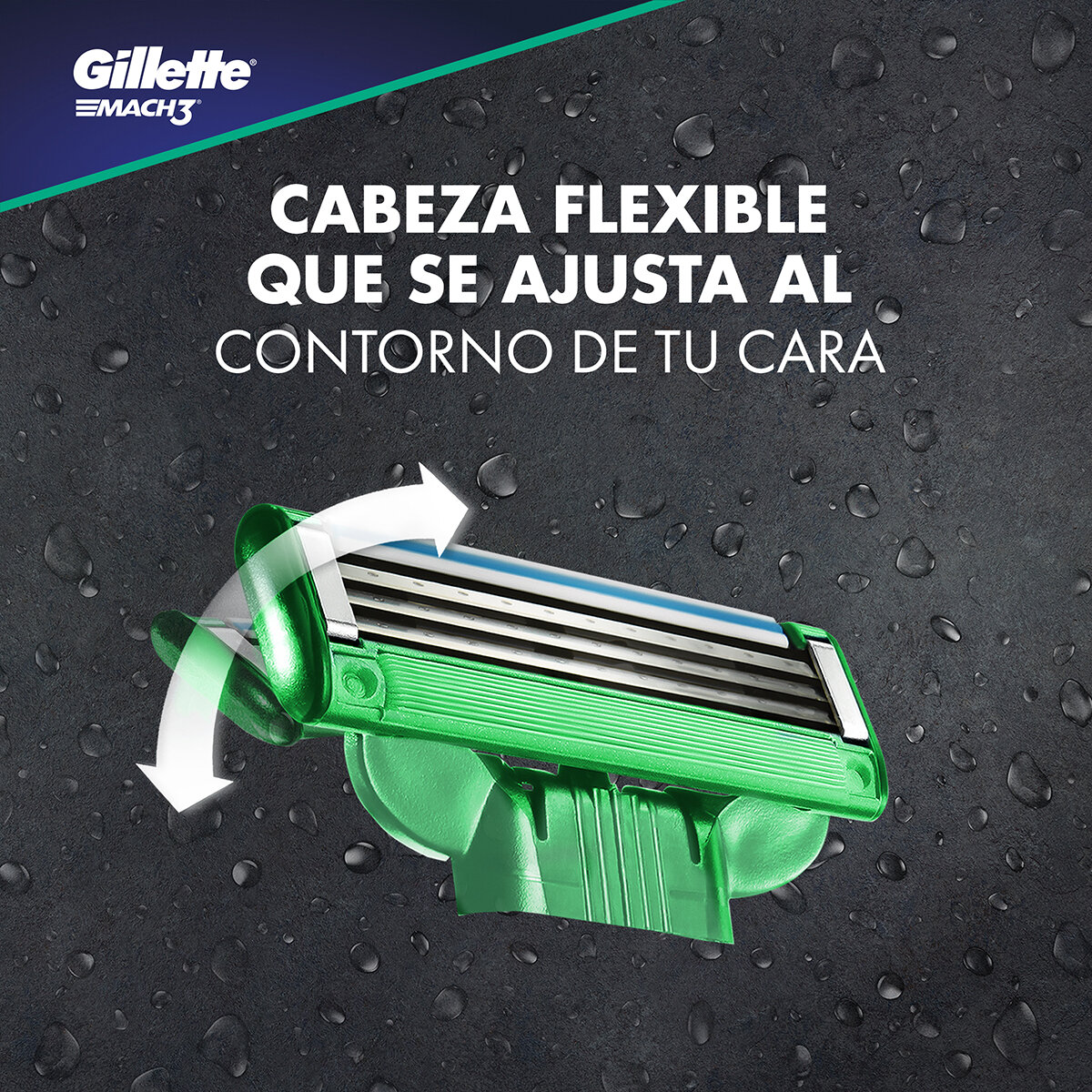 Gillette Repuestos Para Afeitar Mach3 Sensitive 20 pzas