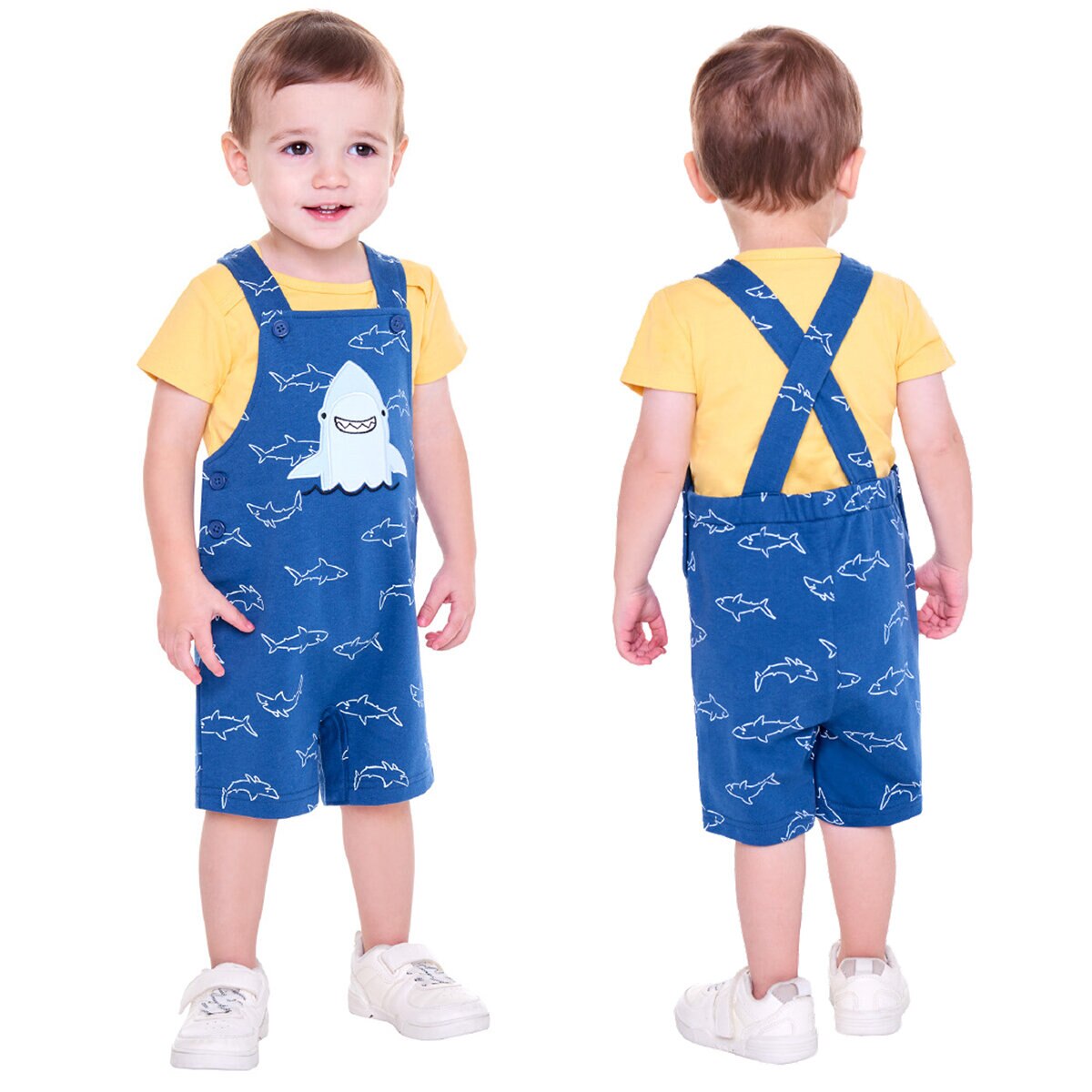 Pekkle Overol para Bebé 3 piezas Tiburón 9M Costco México