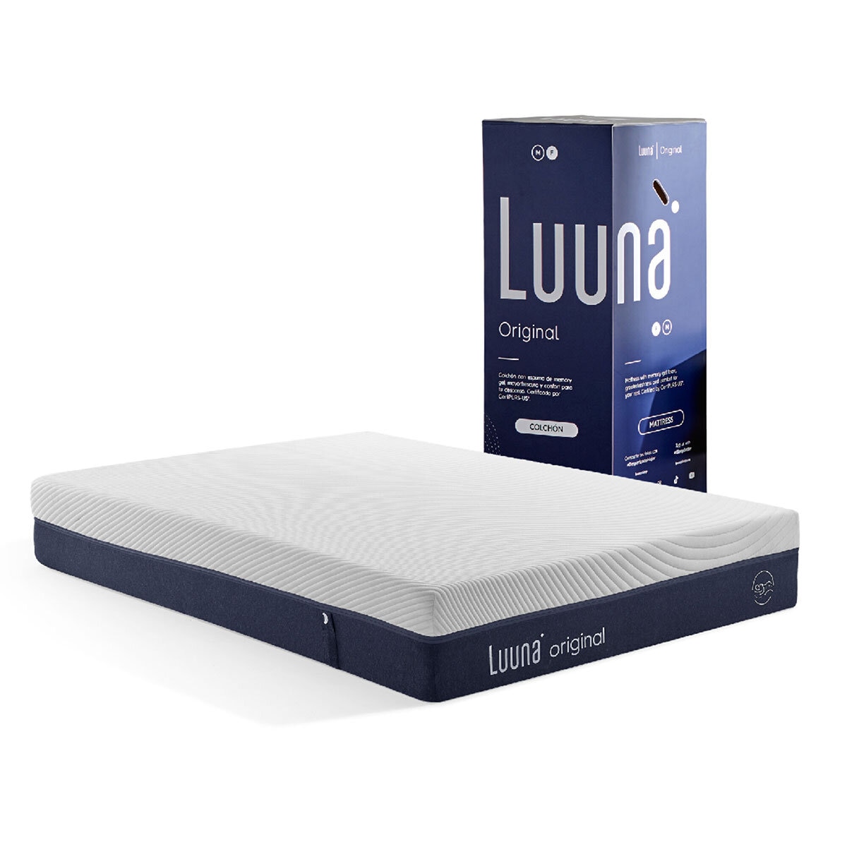 Luuna Colchón Original Memory Foam, Queen
