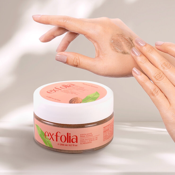 Natural Scents Crema de Manos 6 pzas de 60 ml c/u + Exfoliante de 200 ml