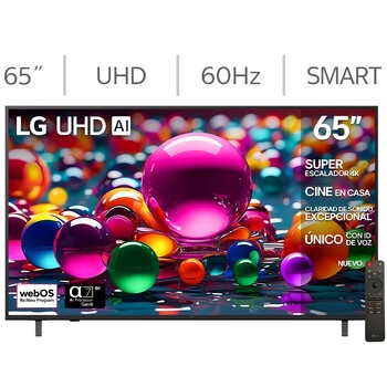 LG Pantalla 65" UHD 4K AI Smart TV LG Pantalla 65" UHD 4K AI Smart TV