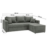 Muebles Liz, Barlow, Sofá Cama Seccional