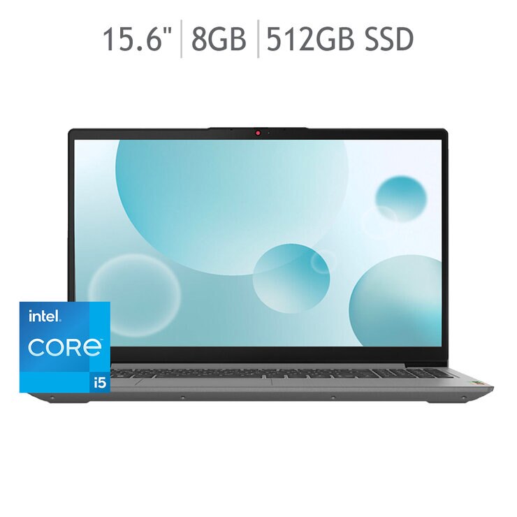 Lenovo IdeaPad 3 Laptop 15.6" Intel Core i5-1235U 8GB 512GB SSD
