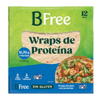 BFree Wraps de Proteína 504 g