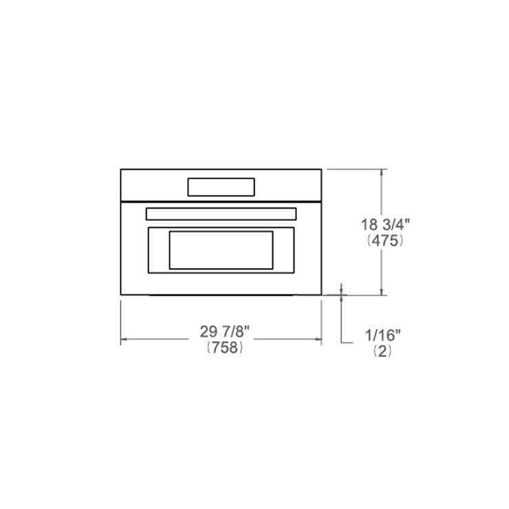 Bertazzoni Horno de Velocidad por Convección 30" - con microondas