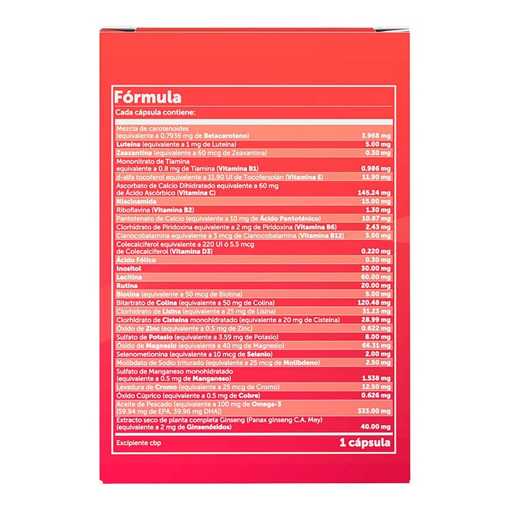 Evervital Redntense Vitaminas y Minerales 90 Cápsulas