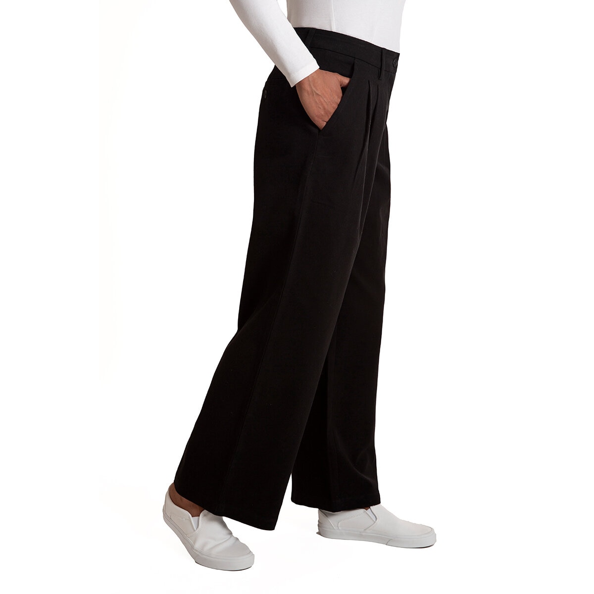 Mario Serrani Italy Pantalones para Dama negro extra chica