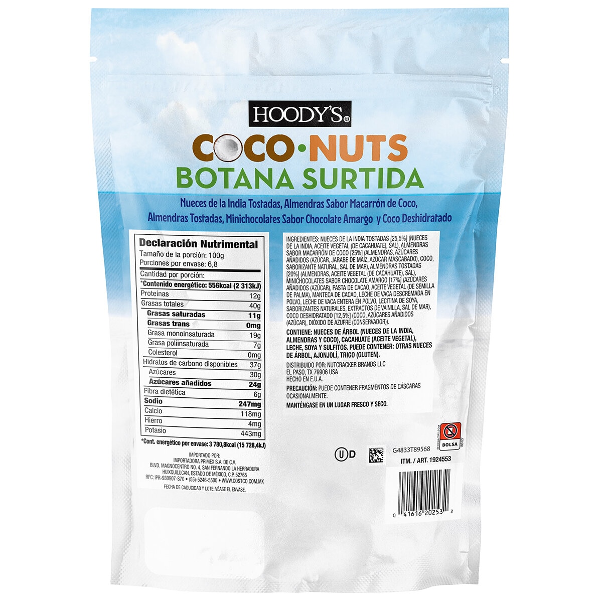 Hoody's Botana Surtida 680g