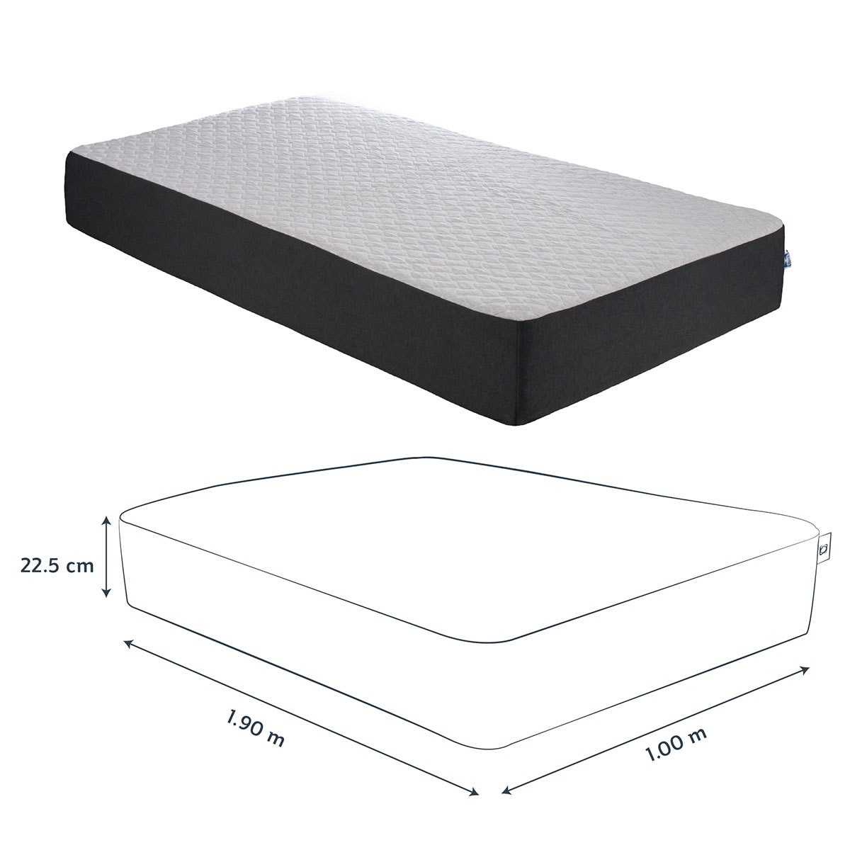 Sealy, Bib, Colchón Individual, "Bed in a Box" Costco México