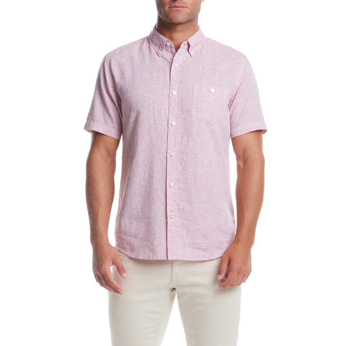 Weatherproof Vintage Camisa para Caballero Rojo Chica
