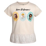 Playera 4 piezas para Niños o Niñas Disney Princesas 5 Años