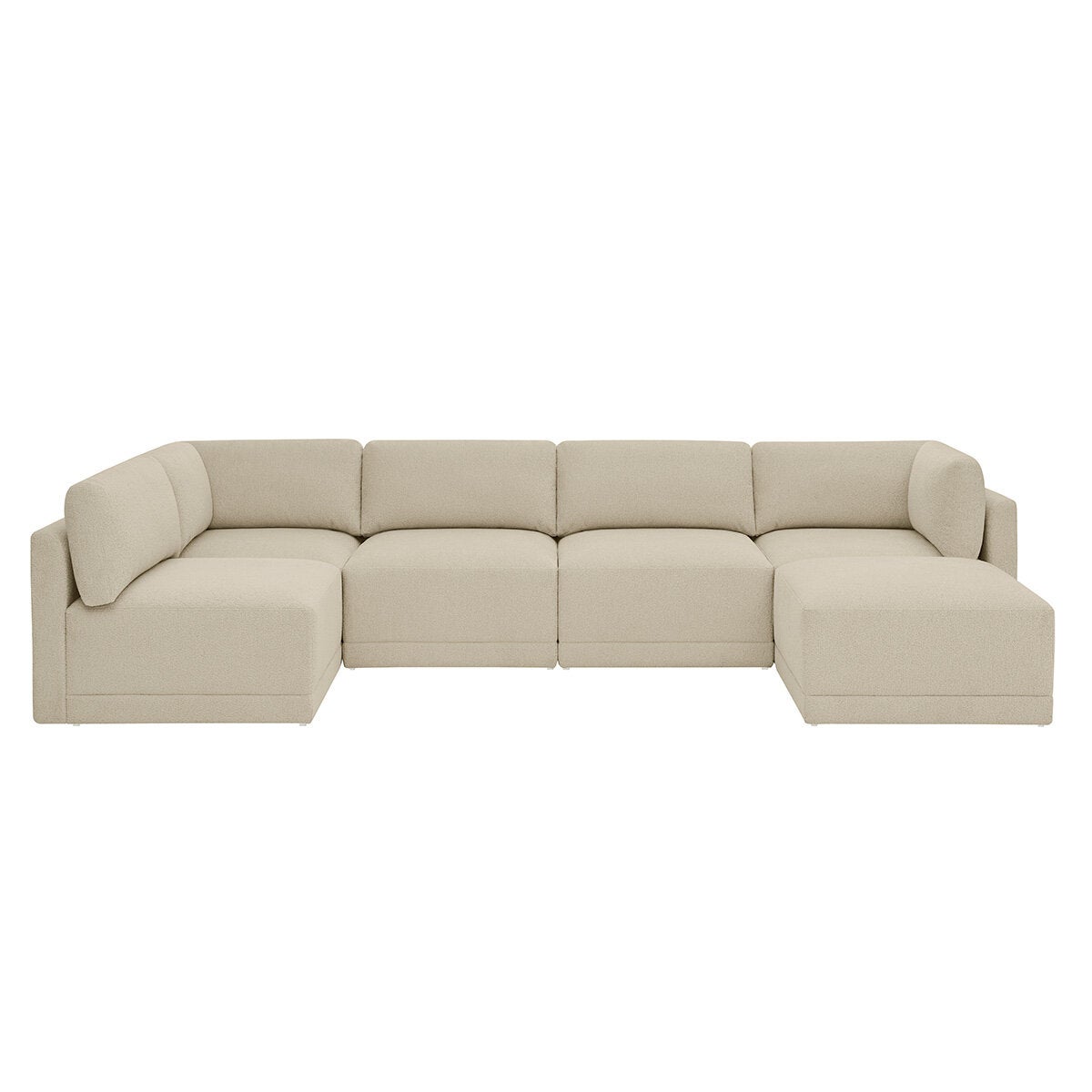 Thomasville, Fallon, Seccional Modular de Tela de 6 piezas con Otomano Thomasville, Fallon, Seccional Modular de Tela de 6 piezas con Otomano