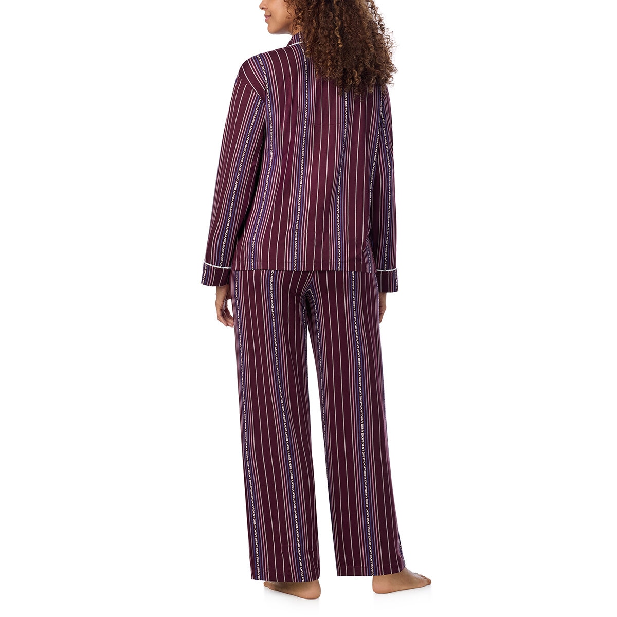 DKNY Pijama para Dama Morado Grande