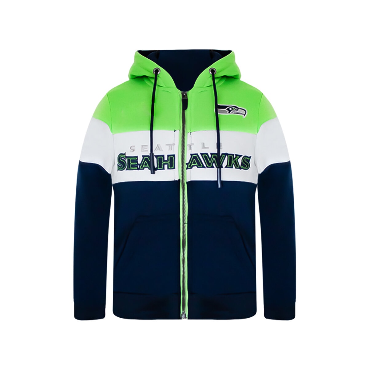 NFL, Sudadera con Capucha y Cierre para Niño, Seahawks