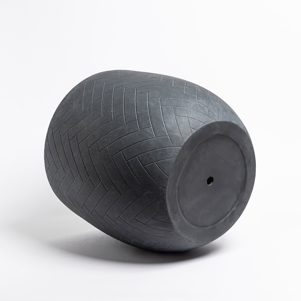 Over & Back, Tribes Maceta de Fibra de Arcilla Gris