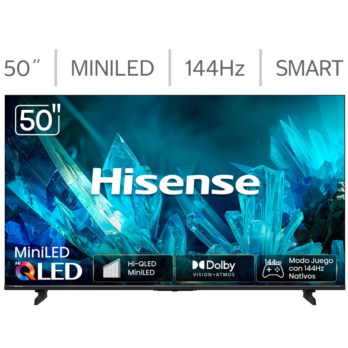 Hisense Pantalla 50" Miniled 4K Fire TV 50QD8SFM