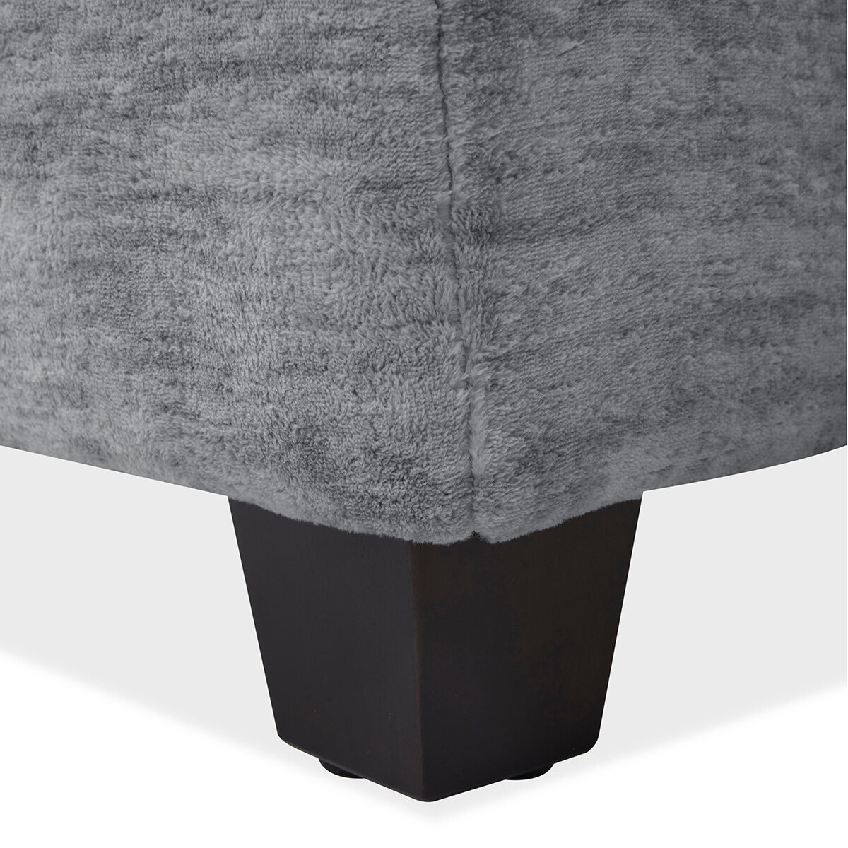 Aiden & Ivy, Seccional Fijo de Tela de 4 Piezas y Otomano