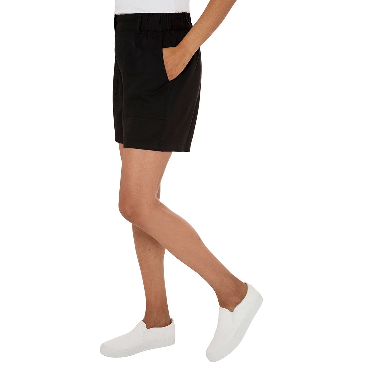 Mario Serrani Italy Shorts para Dama Negro Grande Mario Serrani Italy Shorts para Dama Negro Grande