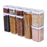 AG Box, Set de Contenedores de Alimentos de 9 piezas, Diferentes Capacidades