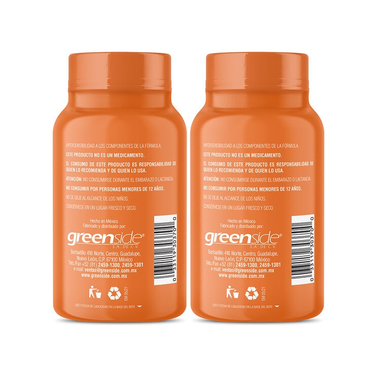Greenside Diente de León 2 Frascos con 6 Cápsulas c/u