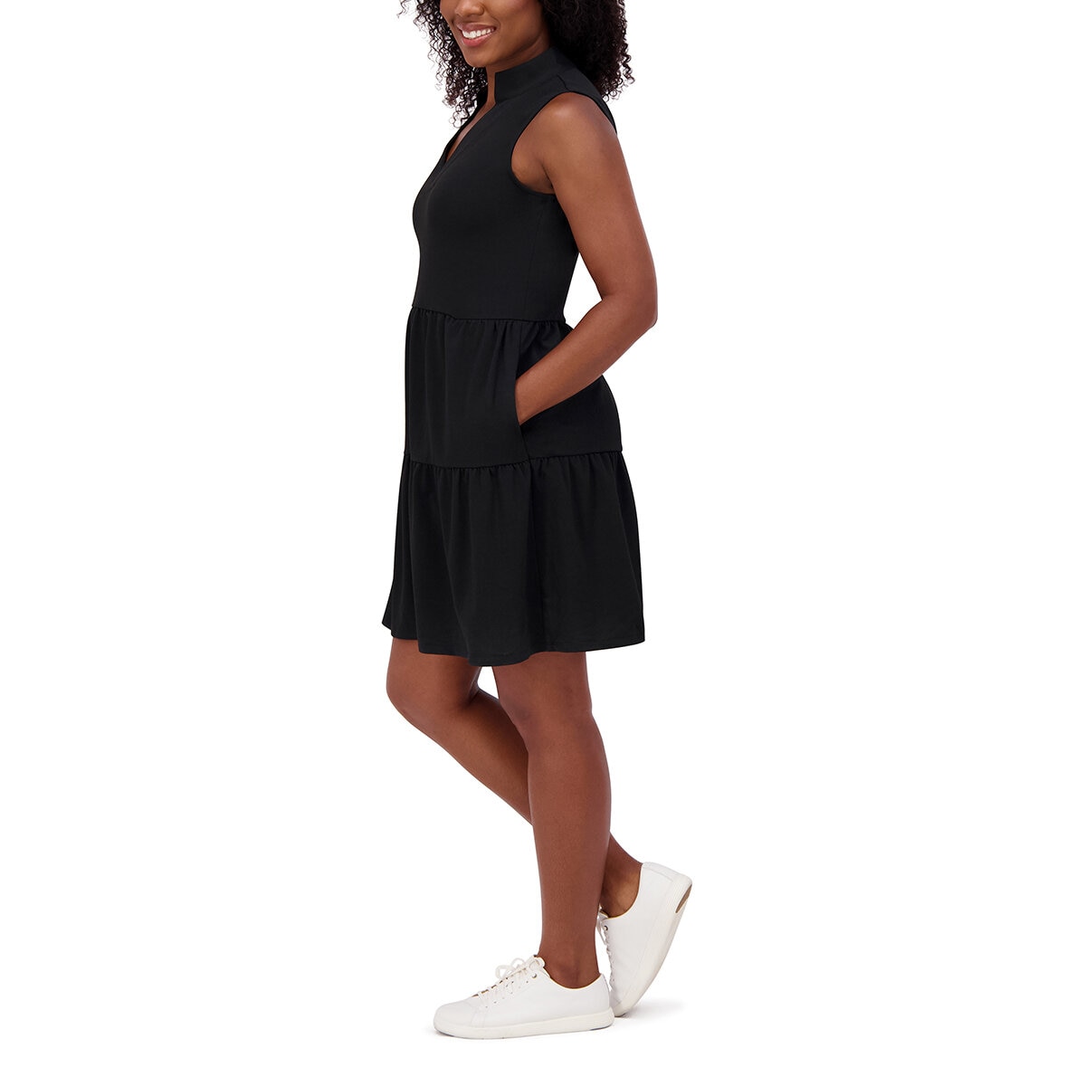 Andrew Marc Vestido para Dama Negro Chica