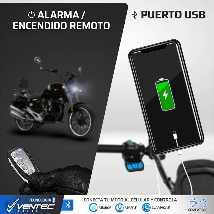 Vento Motocicleta Thunderstar 300cc Negro