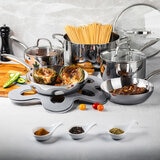 Gotham Steel Batería de Cocina de Acero Inoxidable, 10 piezas Gotham Steel Batería de Cocina de Acero Inoxidable, 10 piezas