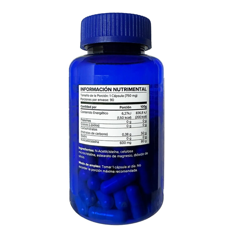 5H8 NAC N-Acetylcisteína 90 Cápsulas