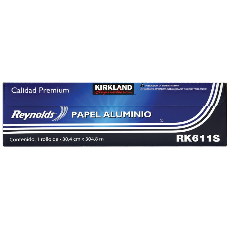 Kirkland Signature Papel de Aluminio 1 Rollo 30.5 cm x 304.8 m