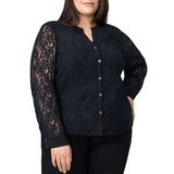 Cable and Gauge Blusa para Dama Negro Extra Grande Cable and Gauge Blusa para Dama Negro Extra Grande