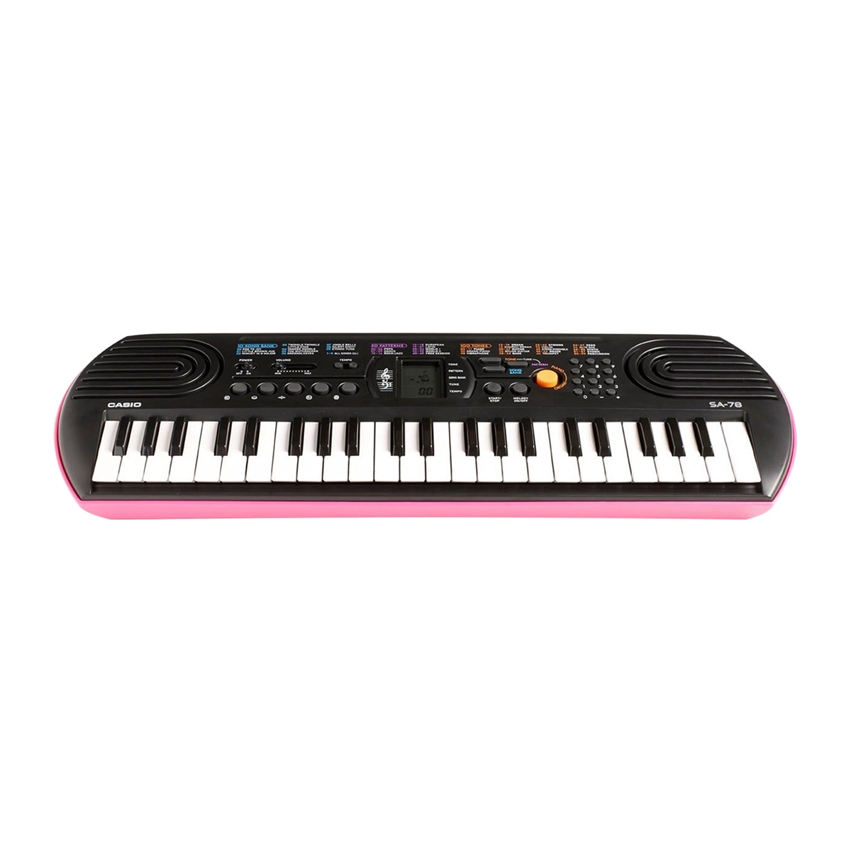 Casio teclado portátil rosa