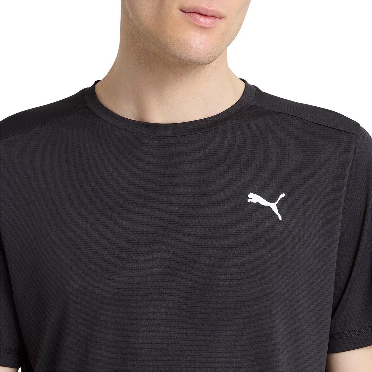 Puma Playera Deportiva para Caballero Negro Chica