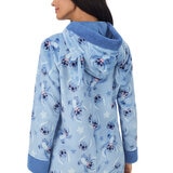 Peanuts Pijama para Dama Azul Extra Grande
