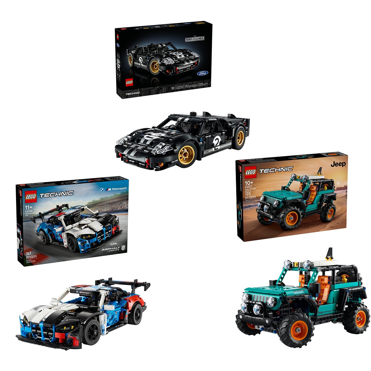 LEGO Technic Vehículos, Varios Modelos LEGO Technic Vehículos, Varios Modelos