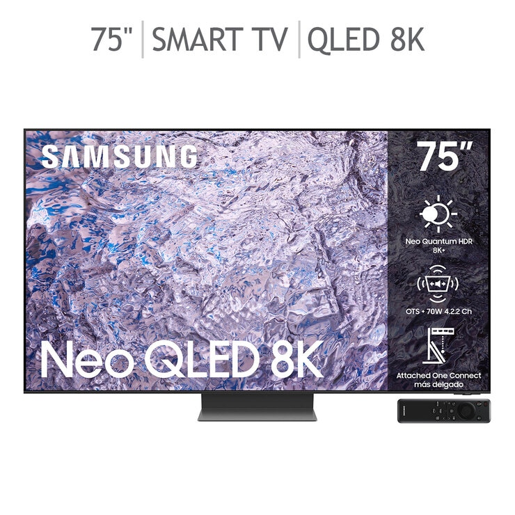 Samsung Pantalla 75" NEO QLED 8K UHD Smart TV