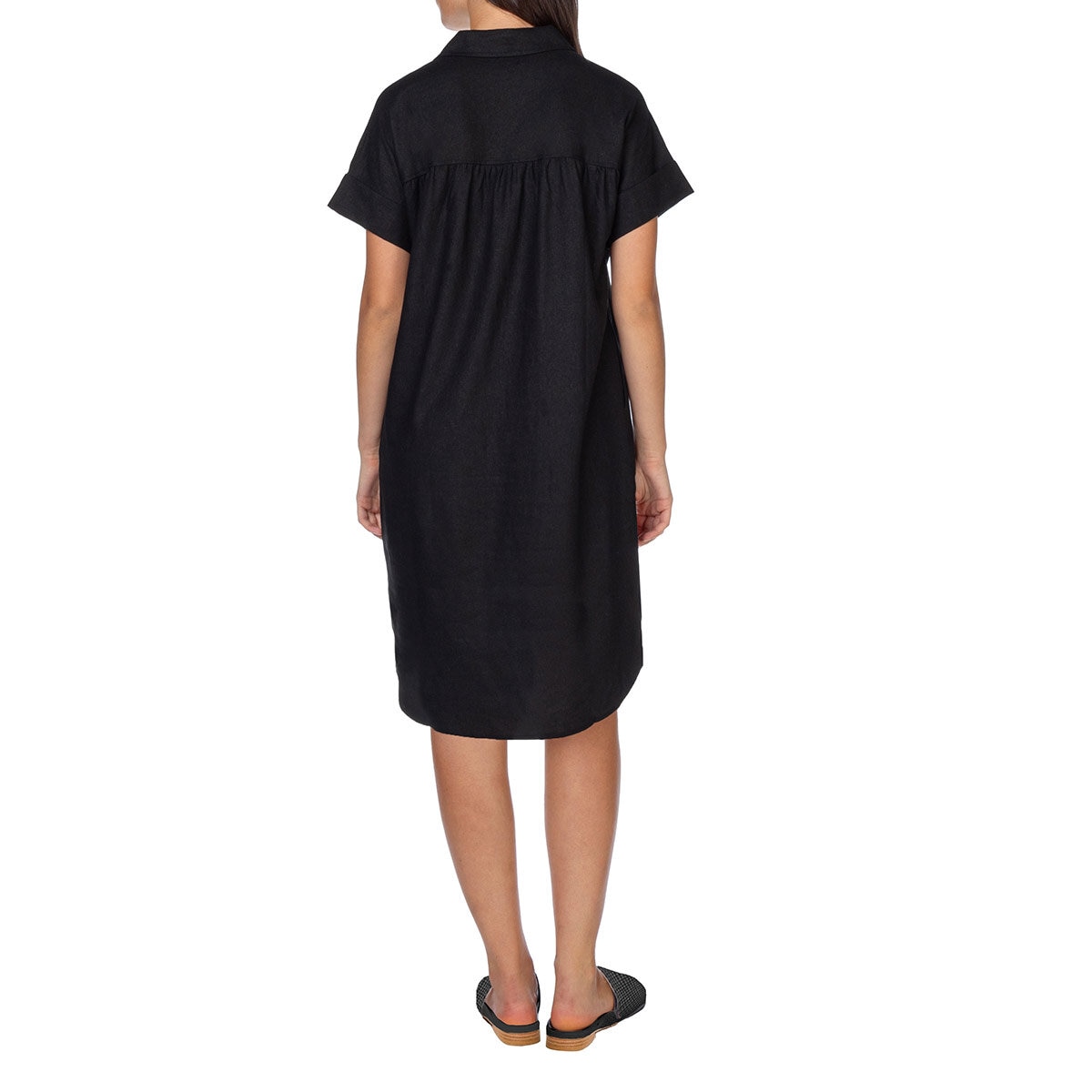 Well Worn Vestido para Dama Negro Grande