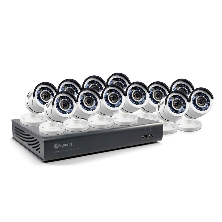 SWANN SECURITY SYSTEM 16X12 2TB NIGHTVISION Costco México
