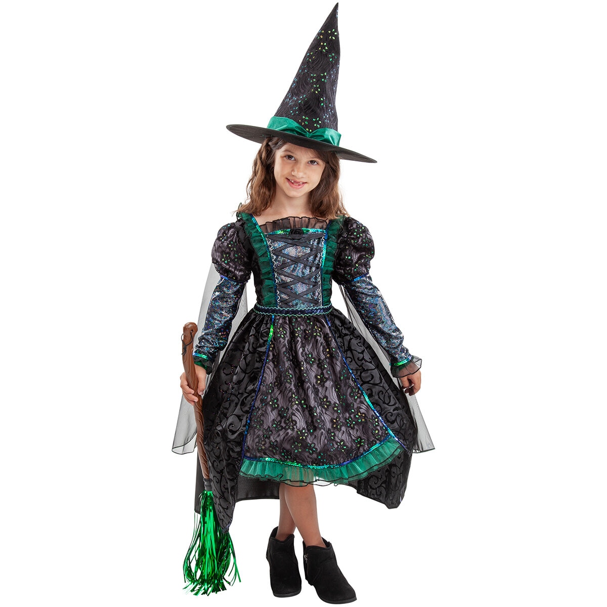 Juego de Disfraz Bruja Verde, 7/8