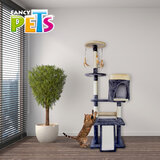Fancy Pets Mueble para Gato con Escalera, Casa, Rampa, Juguete y Postes Rascadores 143 cm
