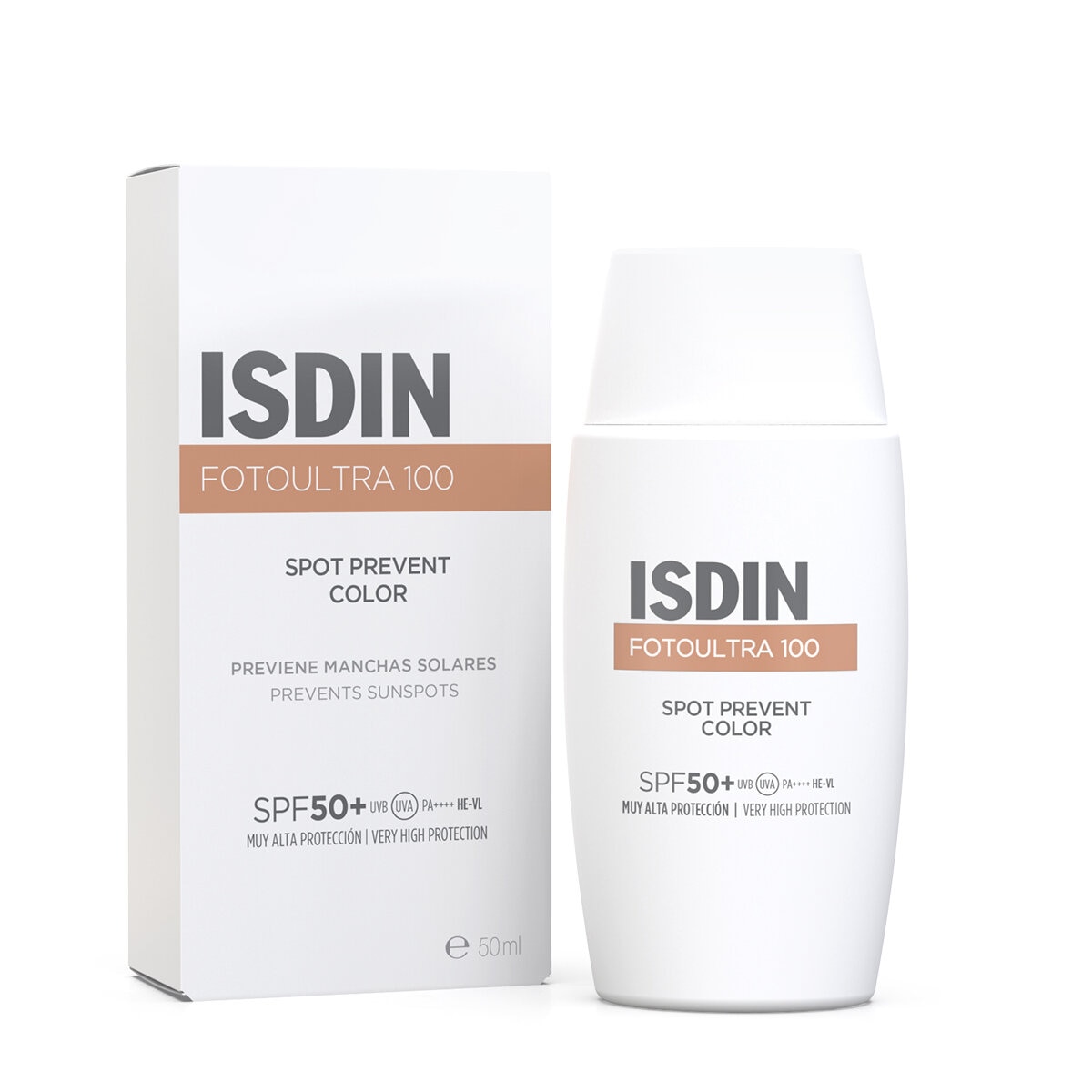 ISDIN FotoUltra 100 Spot Prevent Color Protector Solar FPS 50+ 50 ml